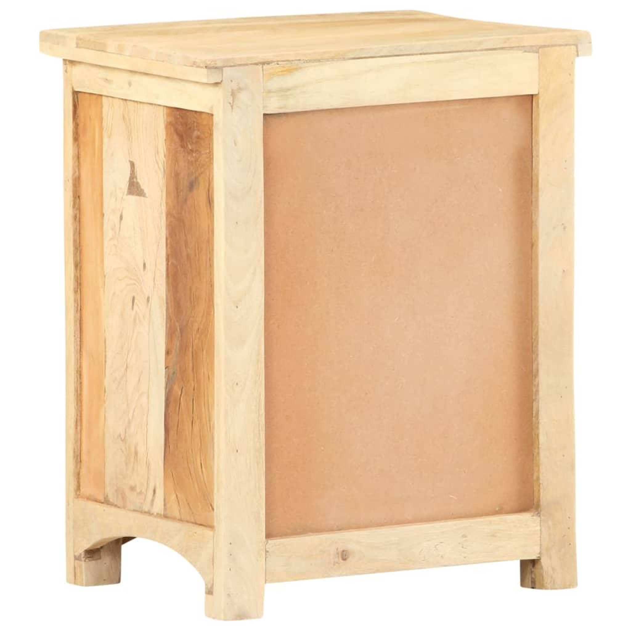 Voir la diapositive 5 : VIDAXL Table de chevet 40 x 30 x 50 cm Bois de recuperation massif