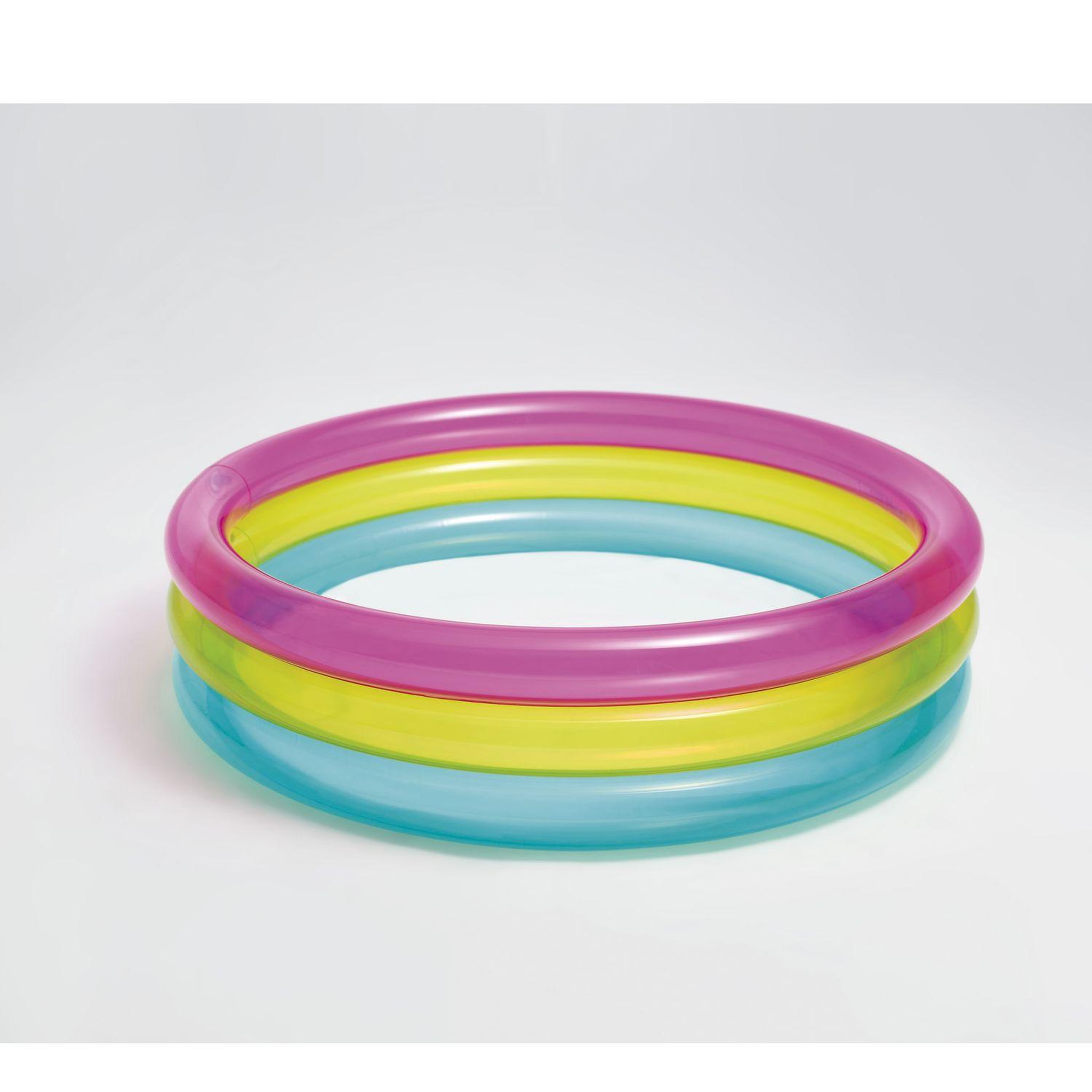 INTEX Piscinette pataugeoire gonflable Rainbow - Diam. 86 x H. 25 cm
