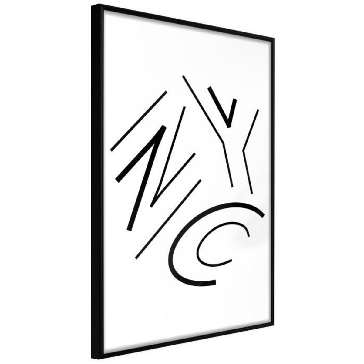 Paris Prix Affiche Murale Encadrée  Three Letters