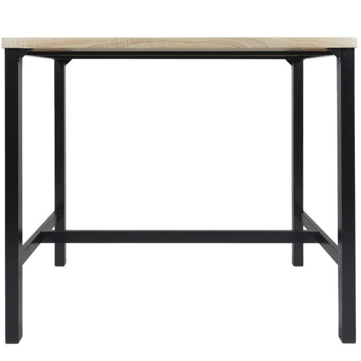 Paris Prix Ensemble Table de Bar & 4 Tabourets  Loka  100cm Noir