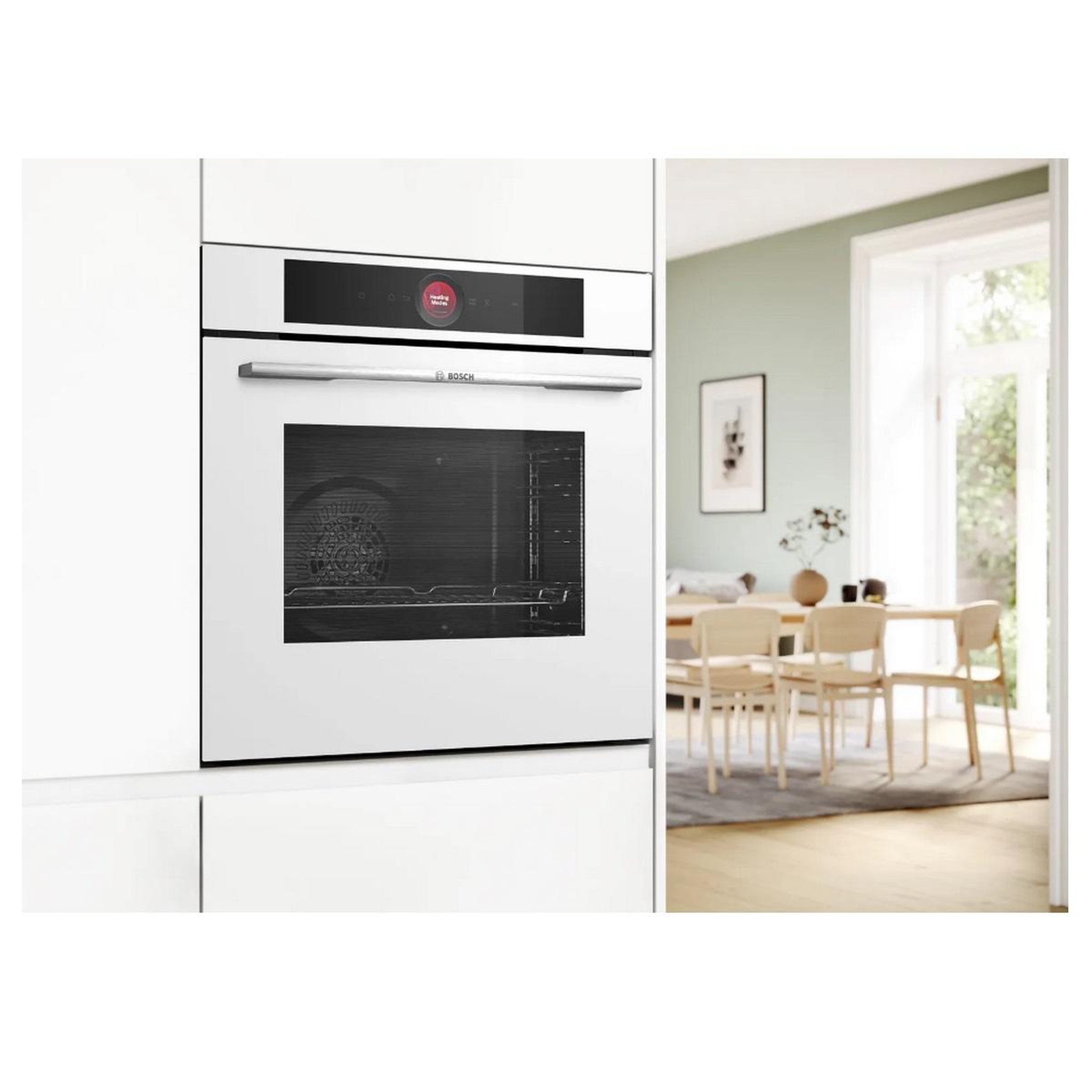 Voir la diapositive 5 : BOSCH Four intégrable multifonction 71l 60cm a+ pyrolyse blanc - hbg7741w1