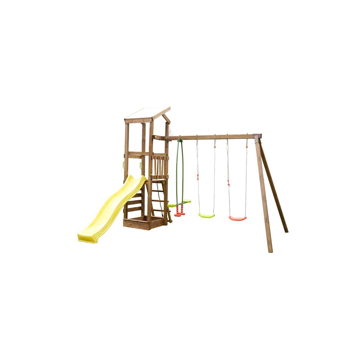 Soulet Aire de jeux avec toboggan - Bois - H3.10m - FEROE