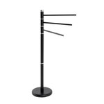 Paris Prix Porte-Serviettes Métal 3 Barres  Tiny  89cm Noir