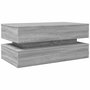 Voir la diapositive 3 : VIDAXL Table basse avec lumieres LED gris sonoma 90x50x40 cm