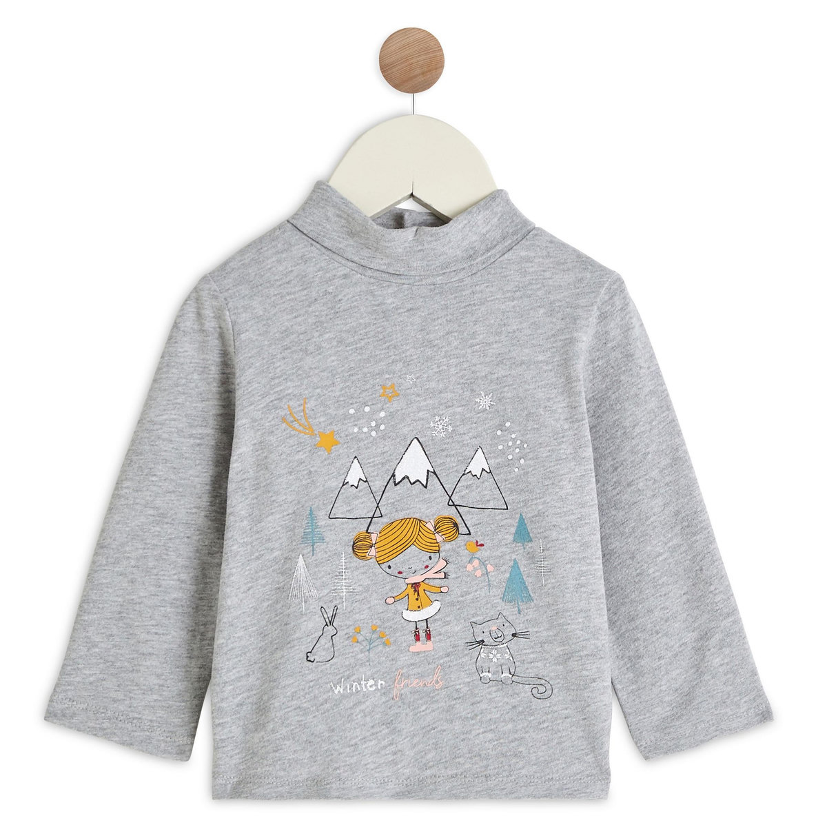 IN EXTENSO Sous pull bébé fille