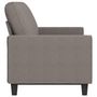 Voir la diapositive 4 : VIDAXL Canape a 3 places Taupe 180 cm Tissu