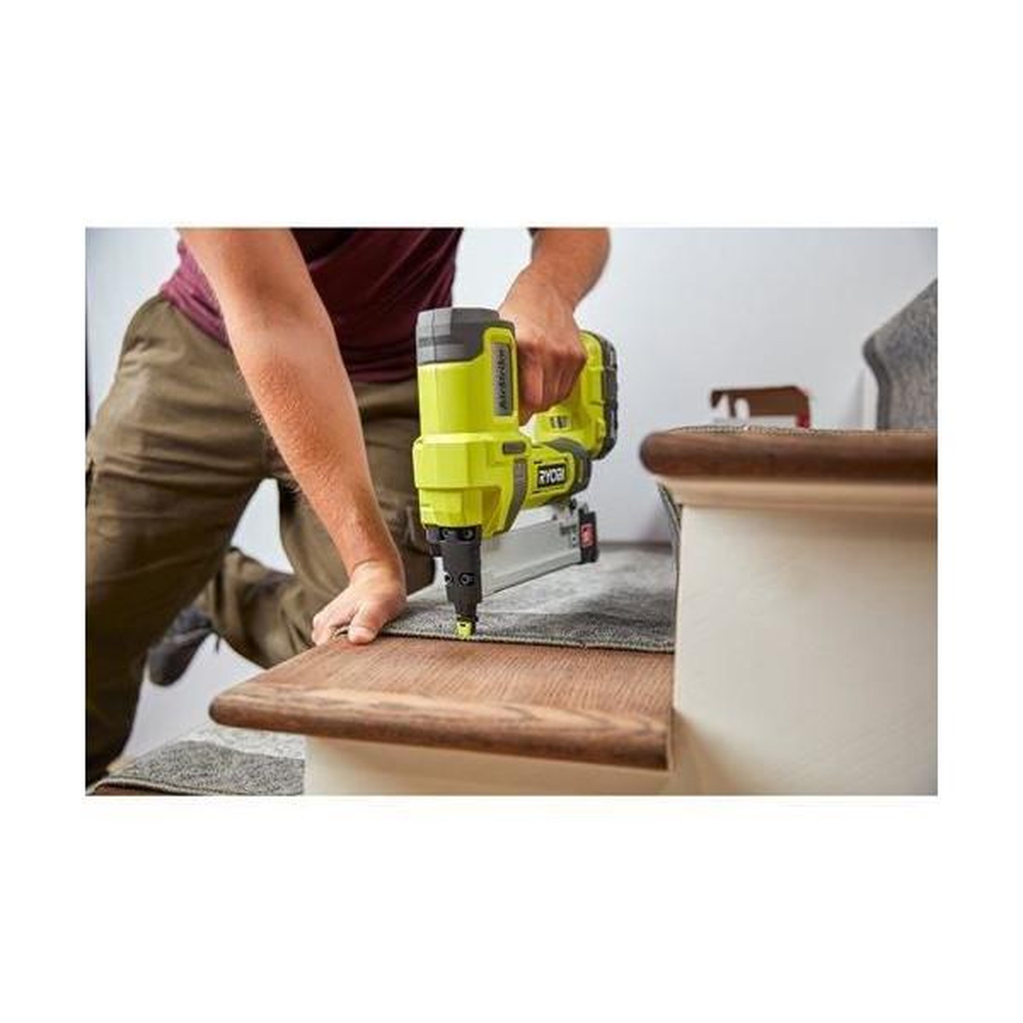 Voir la diapositive 3 : Ryobi Agrafeuse de finition 18G a air comprimé 18V - Ryobi ONE+ - R18GS18-0 - 500 agrafes incluses