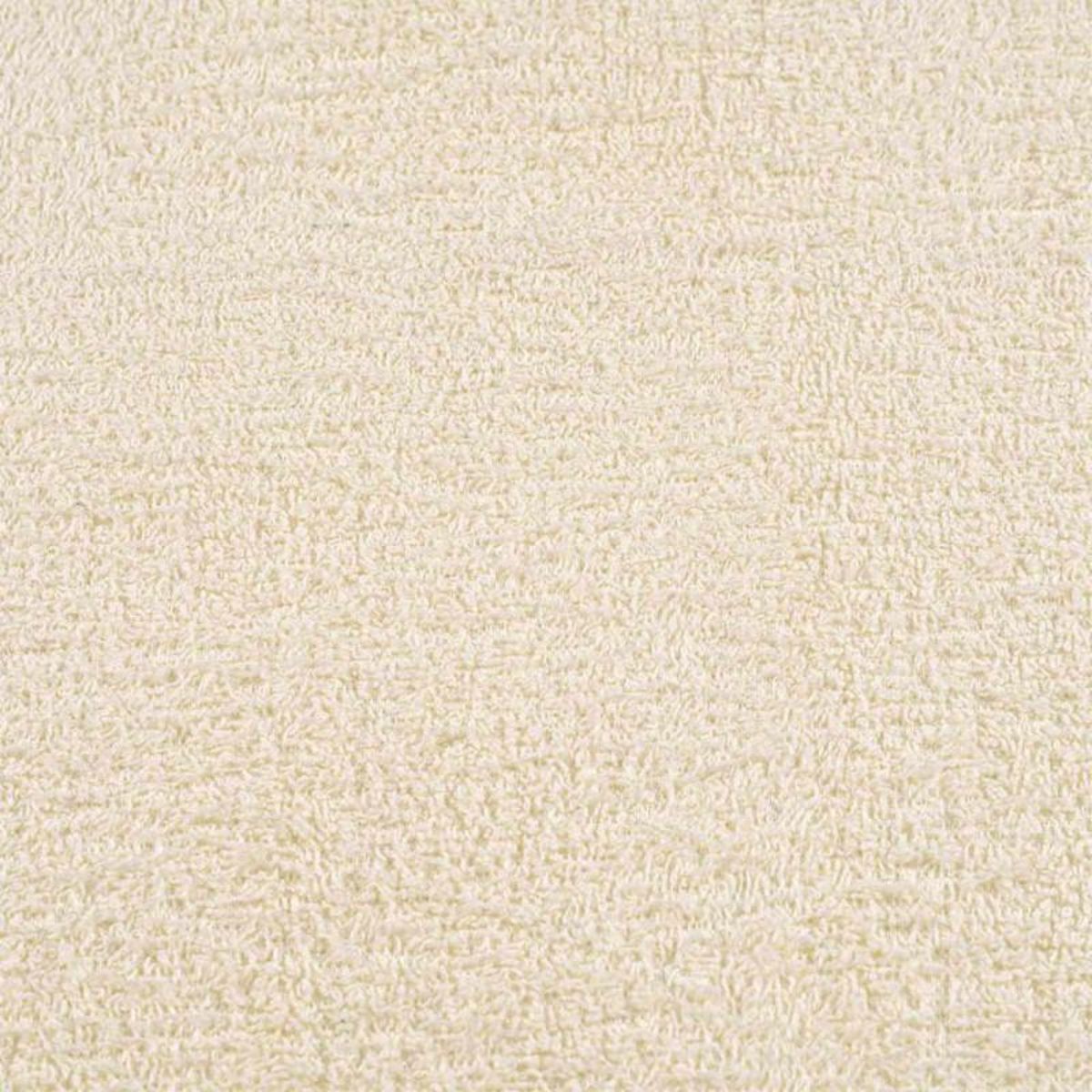 VIDAXL Serviettes de visage 4 pcs crème 30x30 cm 360 g m² 100% coton