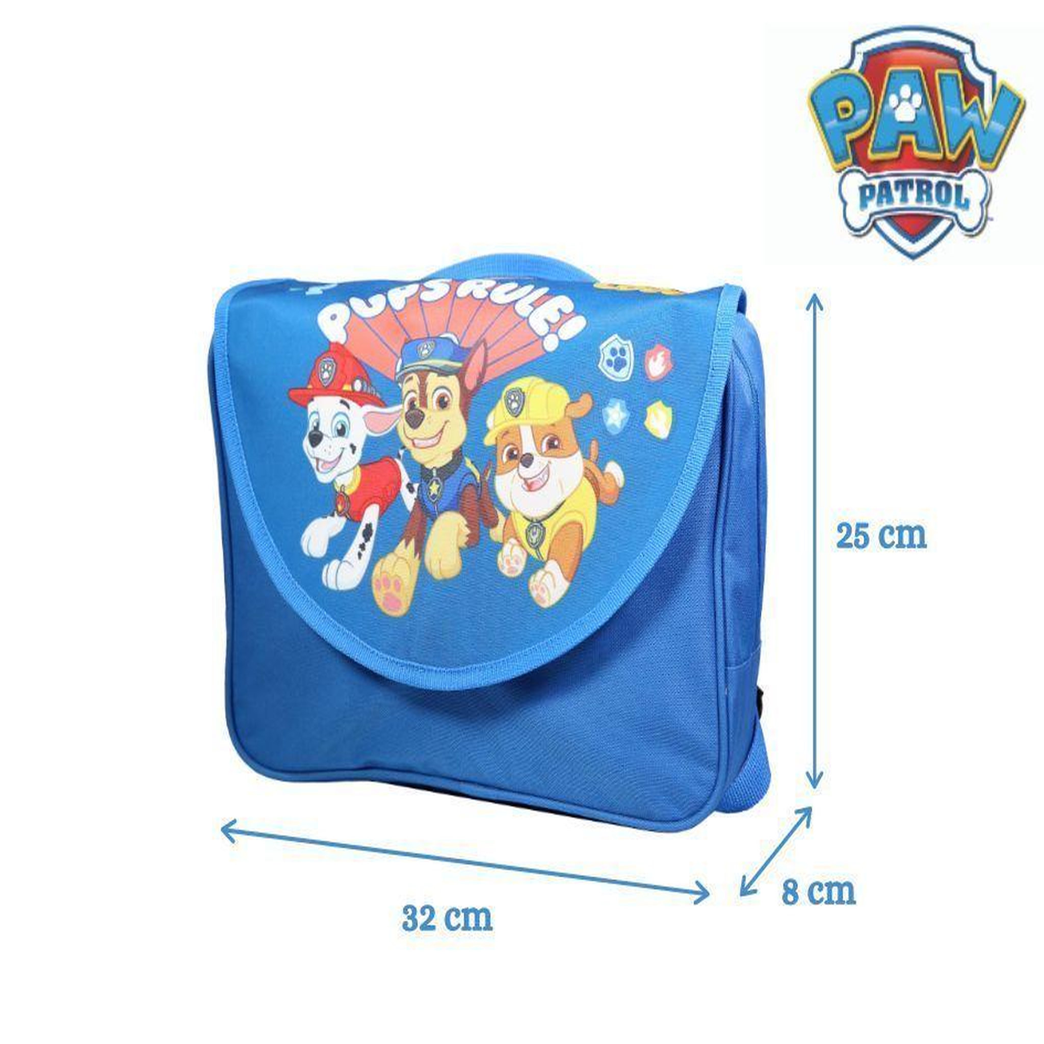 Voir la diapositive 6 : Bagtrotter BAGTROTTER Cartable 32 cm Pat'Patrouille Bleu