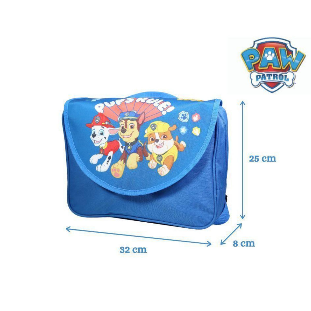 Bagtrotter BAGTROTTER Cartable 32 cm Pat'Patrouille Bleu