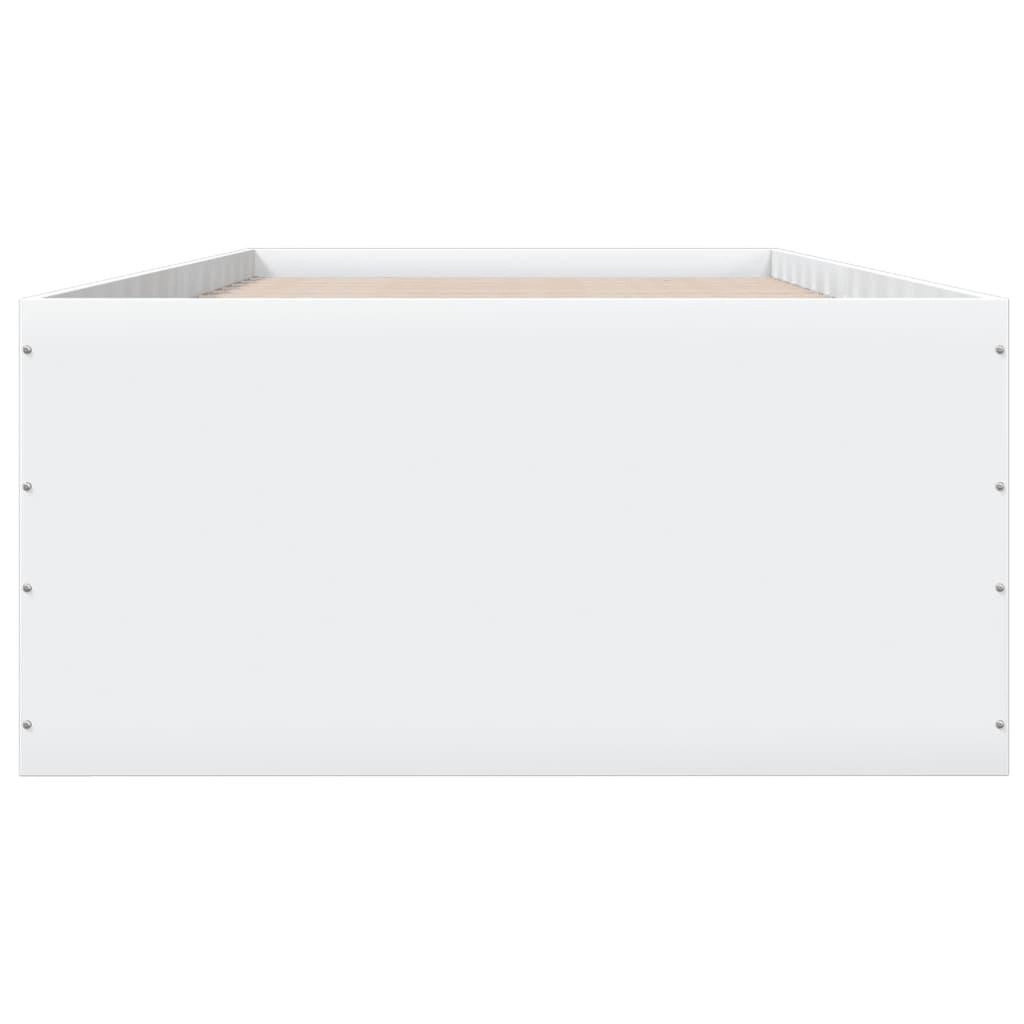 Voir la diapositive 4 : VIDAXL Cadre de lit sans matelas blanc 100x200 cm