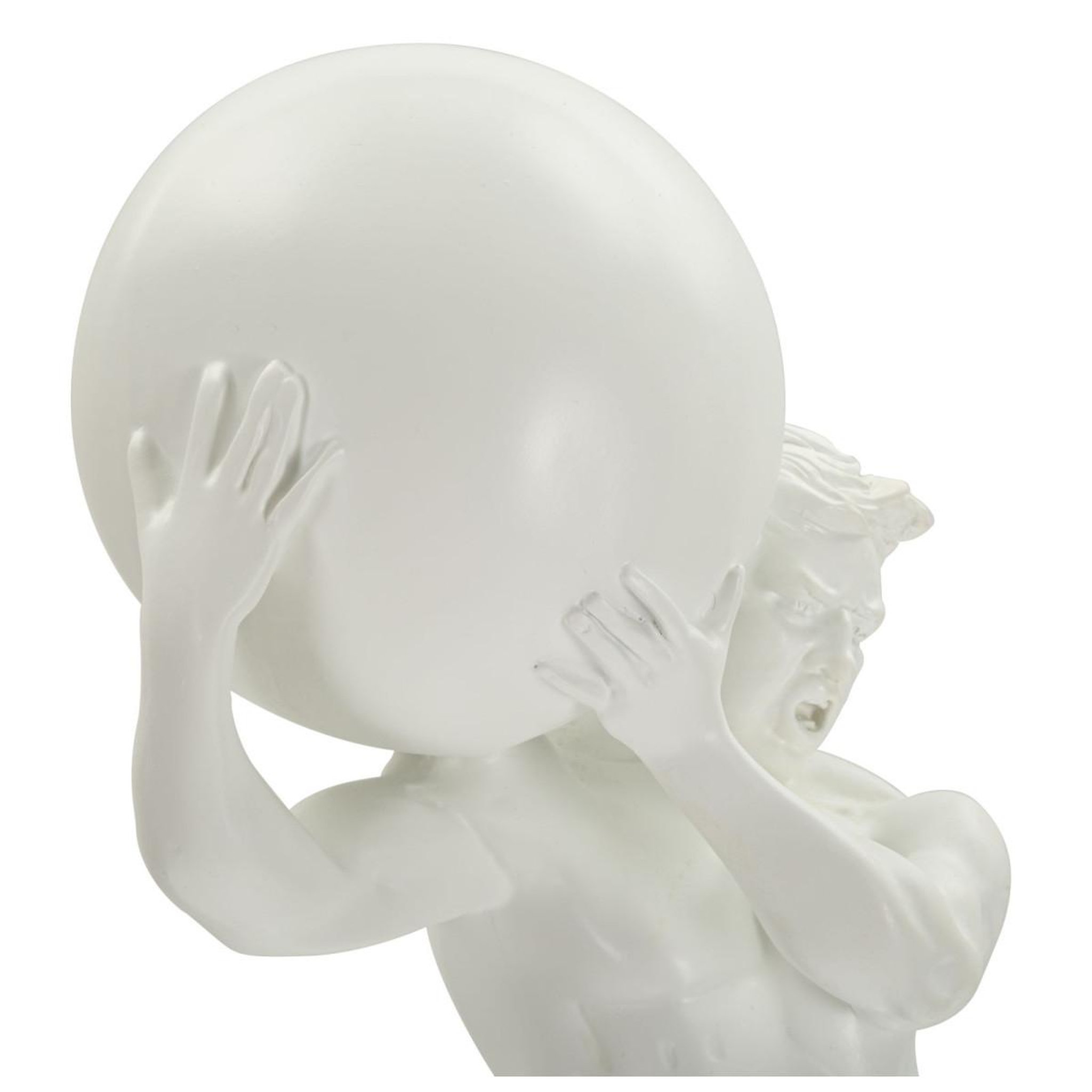 Voir la diapositive 6 : Paris Prix Statuette homme athlétique  atlas  50cm blanc