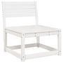 Voir la diapositive 3 : VIDAXL Salon de jardin 6 pcs blanc bois de pin massif