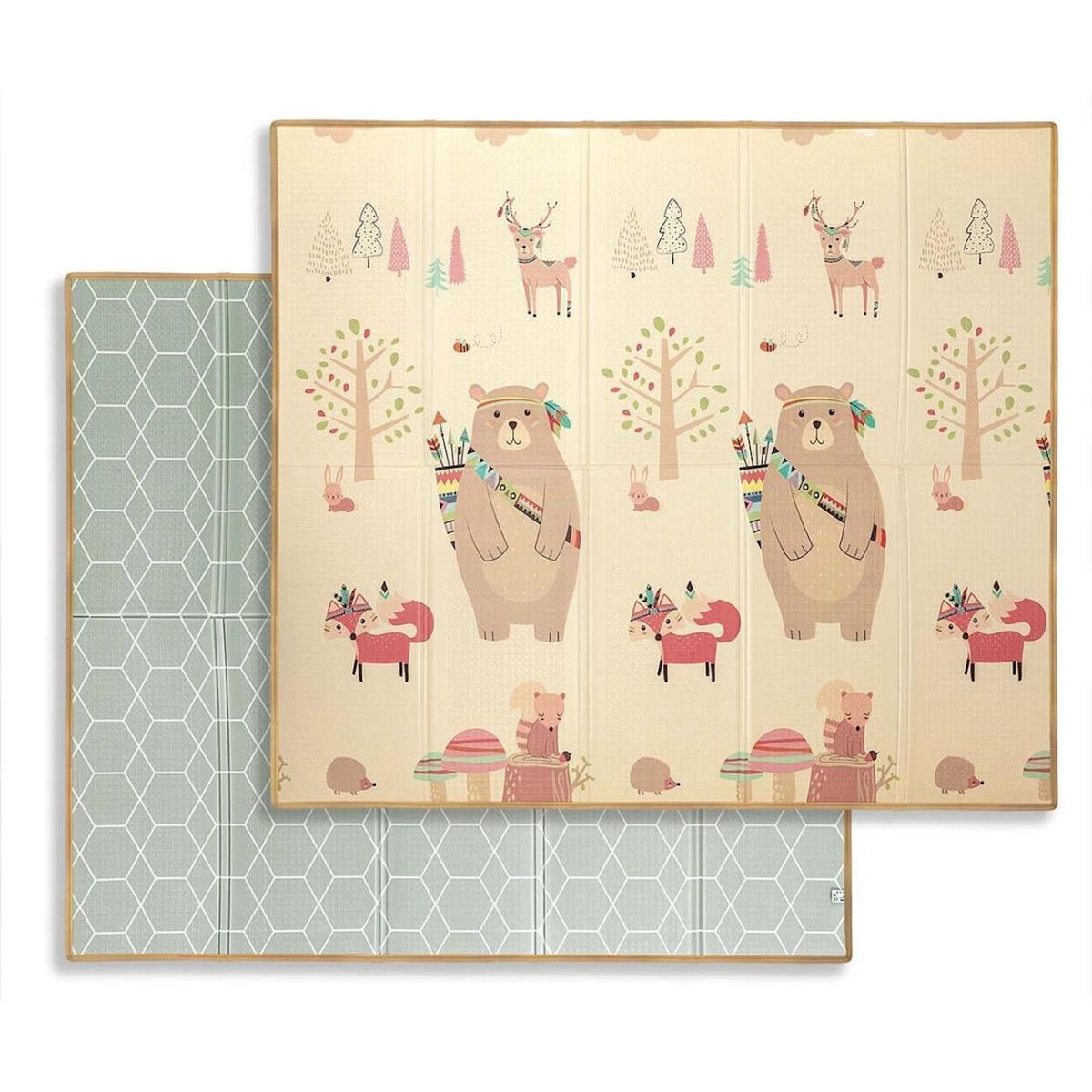 MILLY MALLY Tapis de jeu pliable  Bois