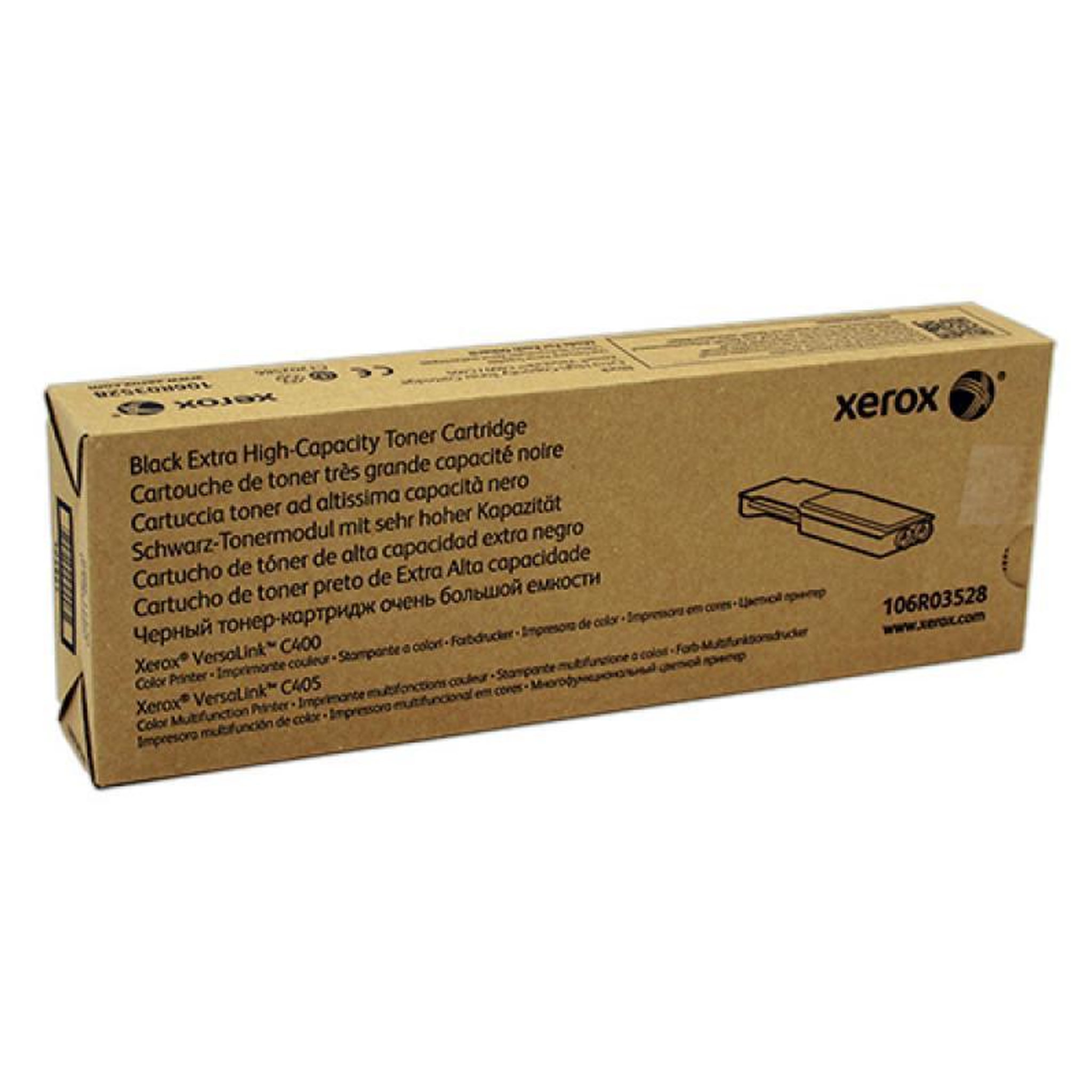 Voir la diapositive 2 : Xerox Xerox Toner C400 C405 Black Schwarz (106R03528) (10,5k)