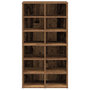Voir la diapositive 4 : VIDAXL Etagere a chaussures vieux bois 54x34x100,5cm bois d'ingenierie