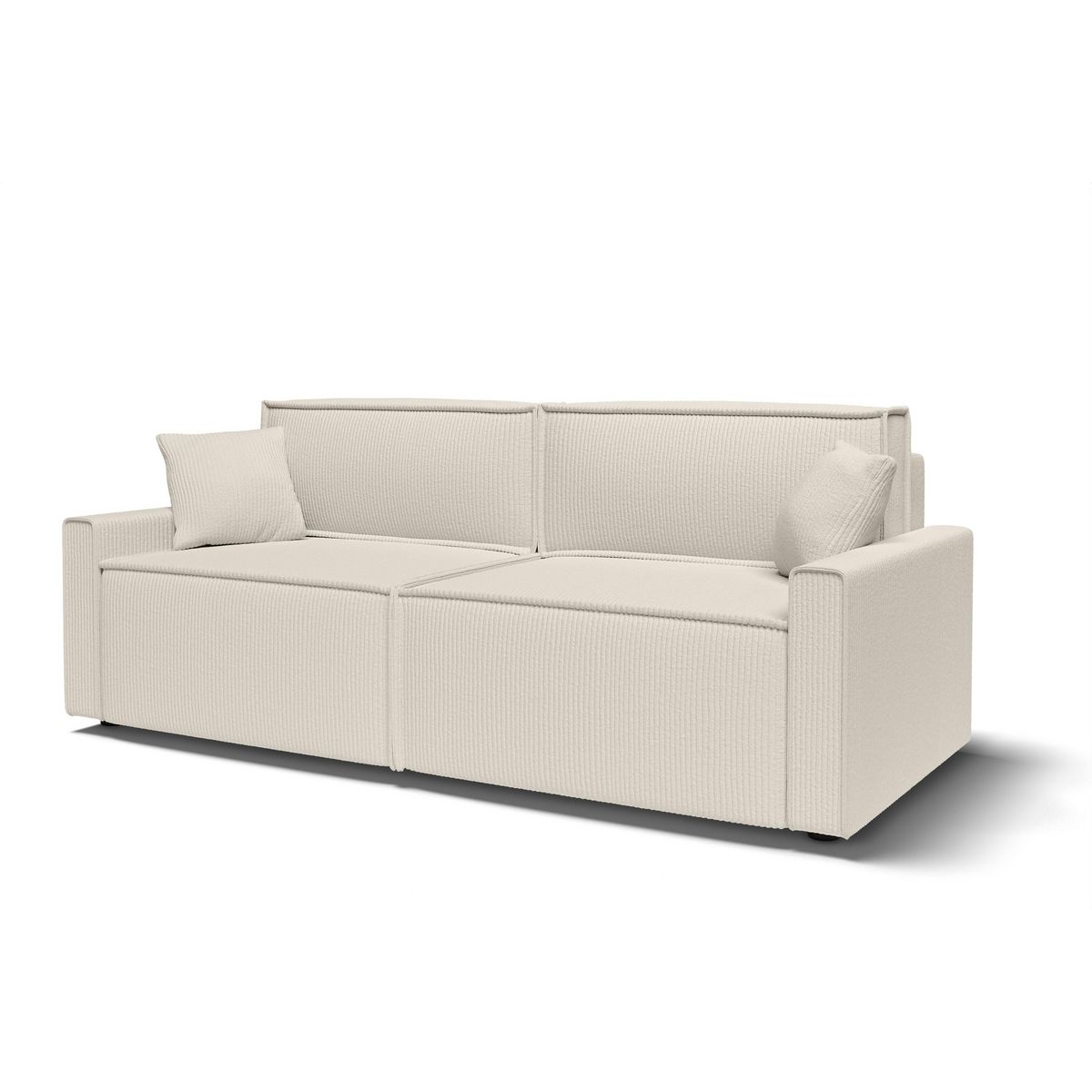 Canapé droit convertible velours  JOY 