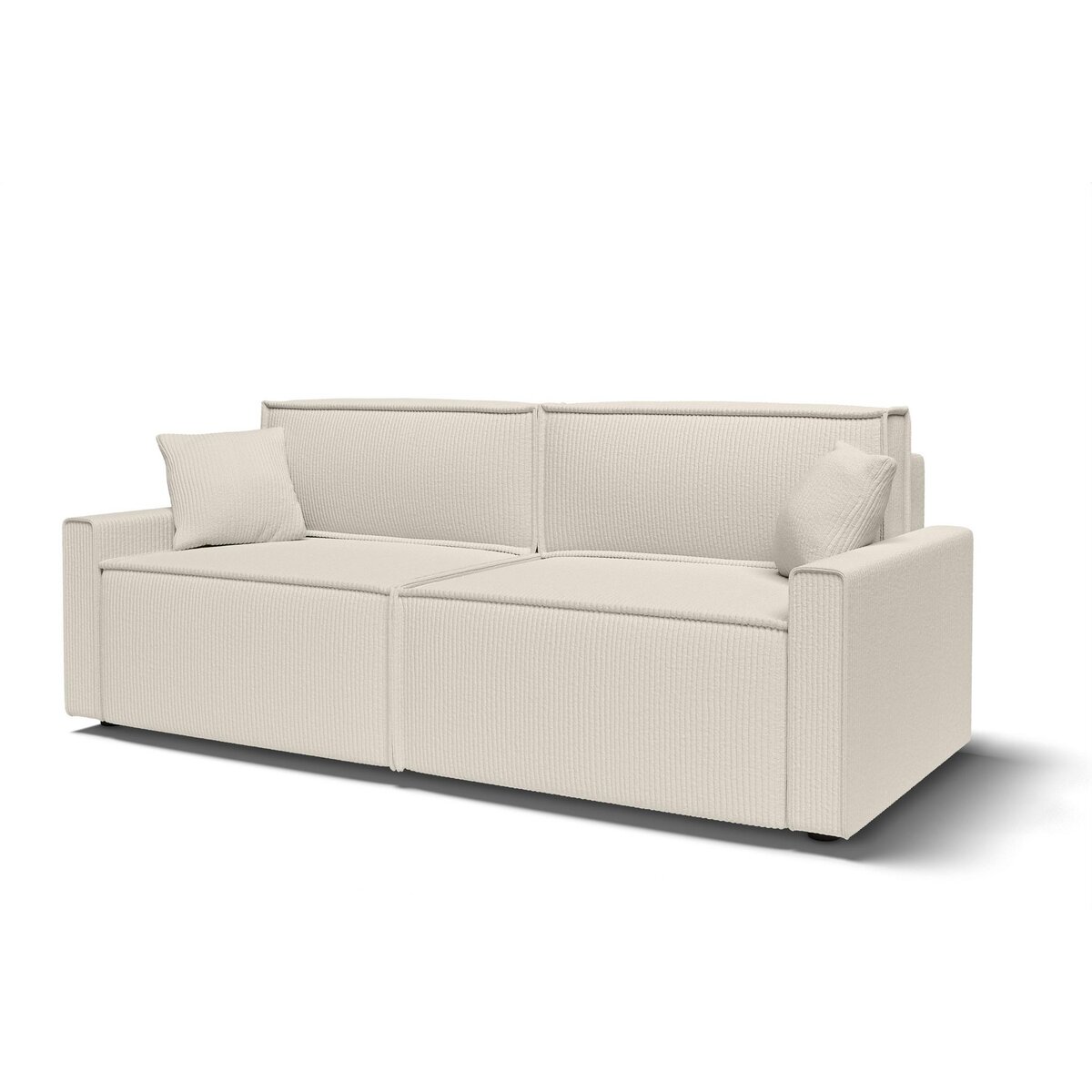 Canapé droit convertible velours  JOY 