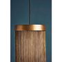 Voir la diapositive 5 : OSTARIA Suspension métal bronze Daya D15