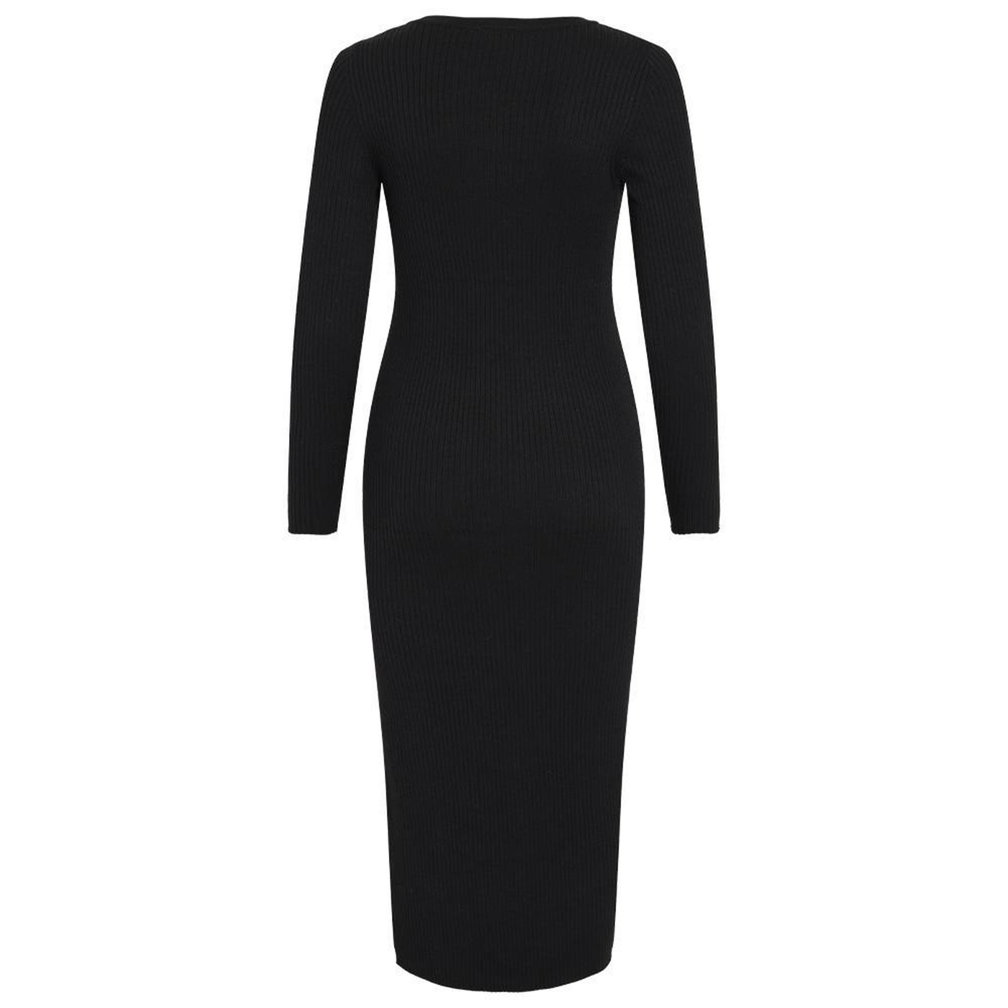 Voir la diapositive 4 : Vila Robe Longue Noir Femme Vila Nelly