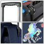 Voir la diapositive 6 : Bagtrotter BAGTROTTER Sac à dos à roulettes 45 cm Cybel Cheval Licorne Bleu