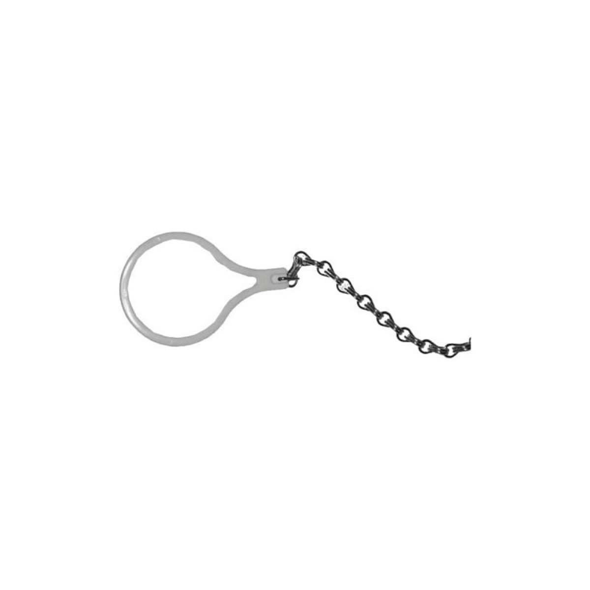 EDM Tirette à poussoir EDM pour chasse d'eau avec anneau