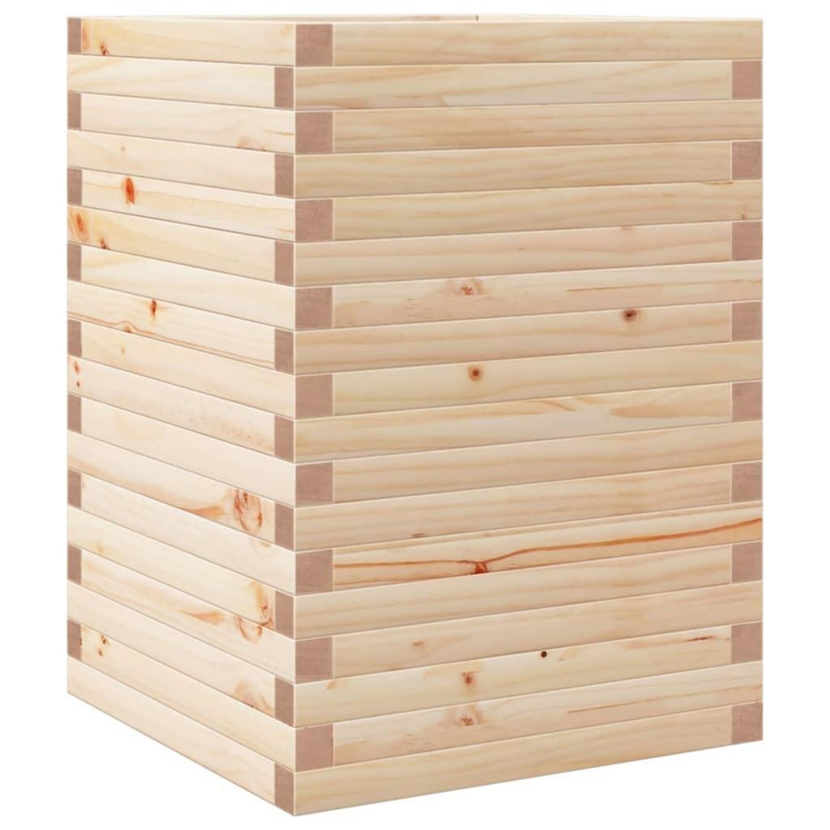 VIDAXL Jardiniere 50x50x68,5 cm bois de pin massif