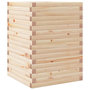 Voir la diapositive 2 : VIDAXL Jardiniere 50x50x68,5 cm bois de pin massif