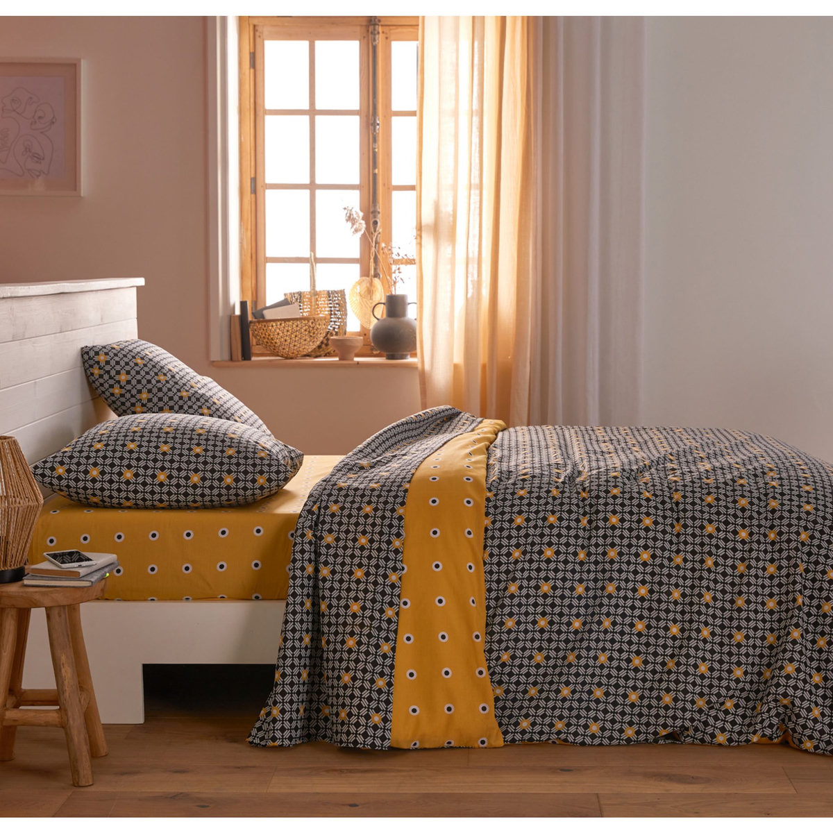 Parure de drap fantaisie en polycoton LIV