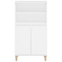 Voir la diapositive 3 : VIDAXL Buffet haut Blanc 60x36x110 cm Bois d'ingenierie