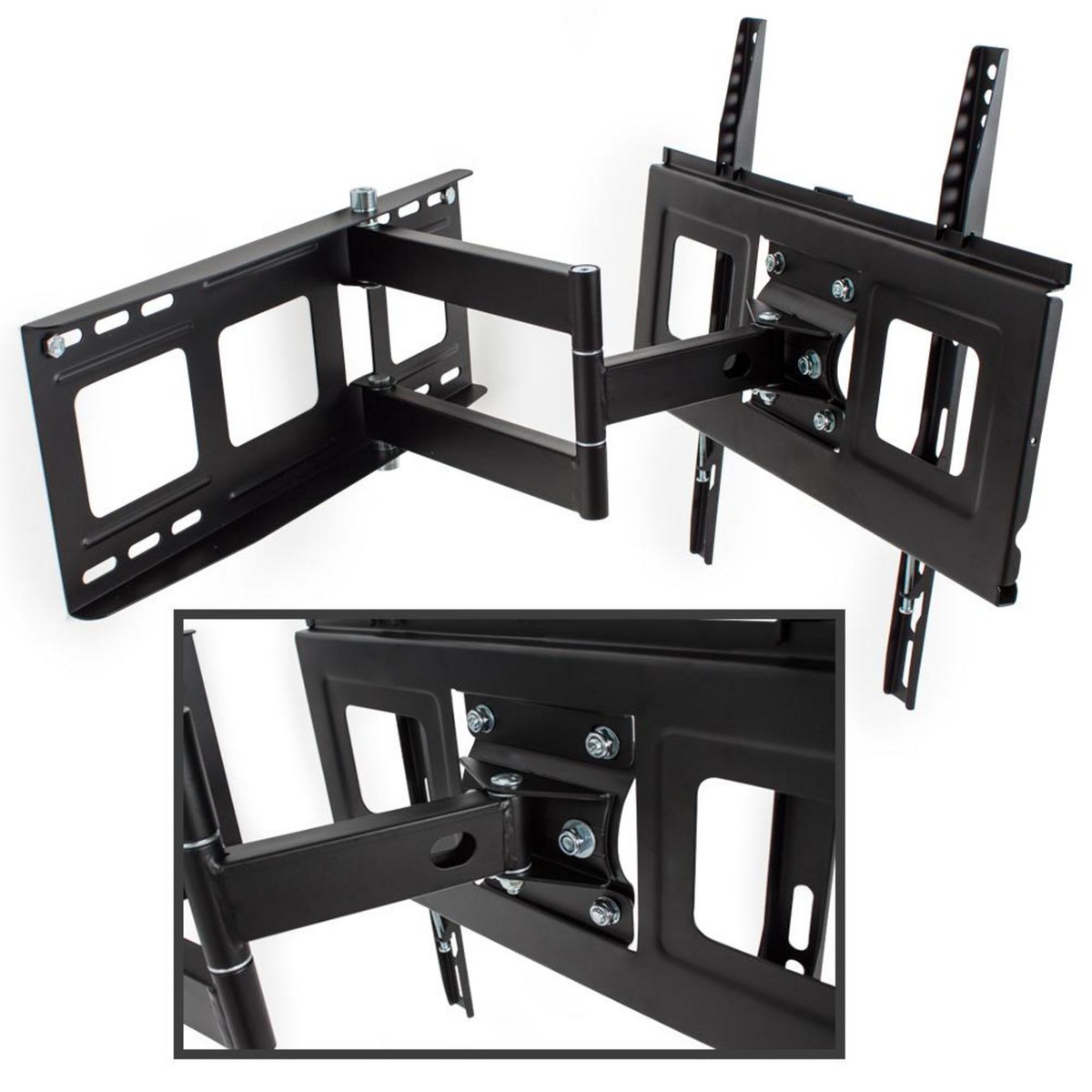 tectake Support mural TV 32 - 75  inclinable, VESA max.: 400x400, max. 70kg