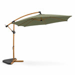 CONCEPT USINE Parasol déporté octogonal Ø 300 cm vert PORTICCIO