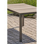 Voir la diapositive 3 : Paris Prix Table de Jardin Imitation Bois  Boston  150cm Gris Anthracite