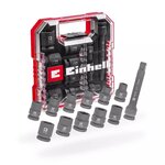 Einhell Jeu de douilles à impact – 12 pièces – 1/2” – 10 à 21 mm + rallonge 125 mm – acier CrMo