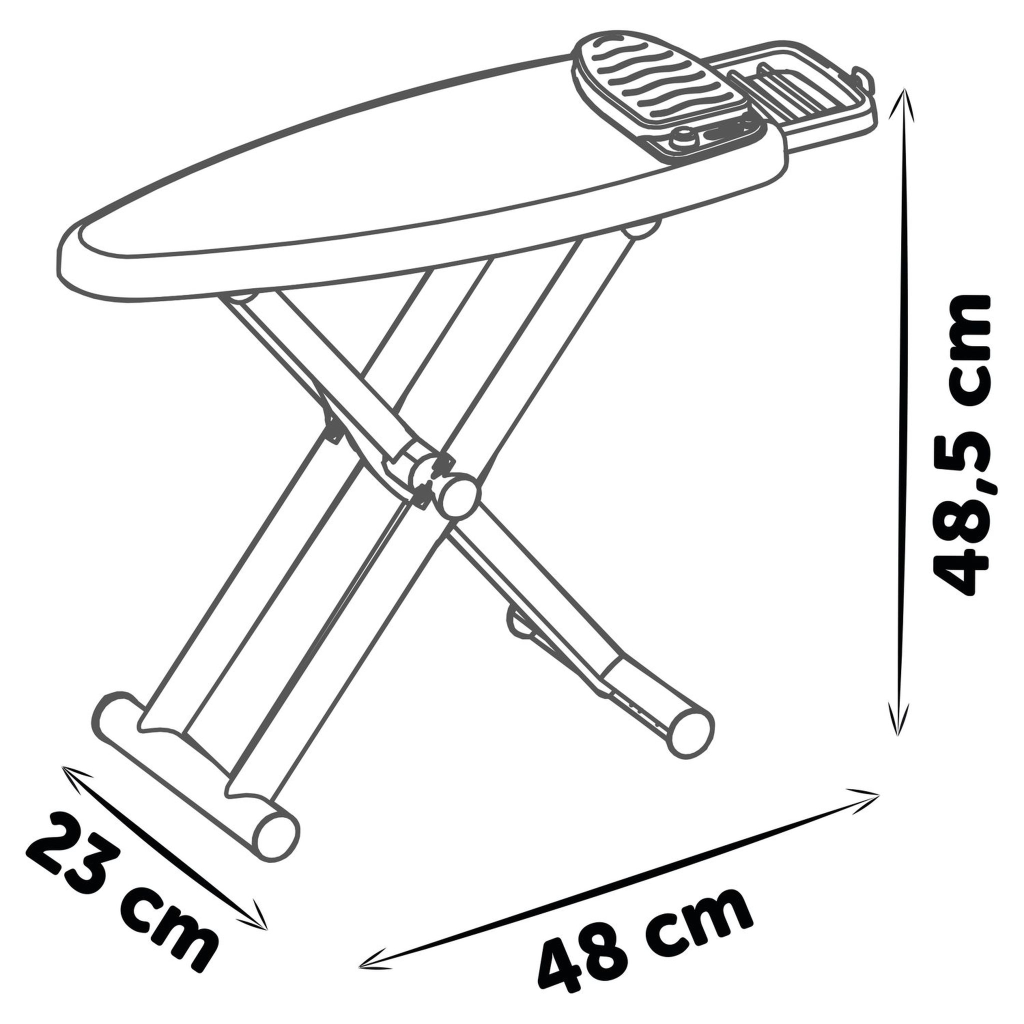 Voir la diapositive 7 : SMOBY Table à repasser + Centrale vapeur