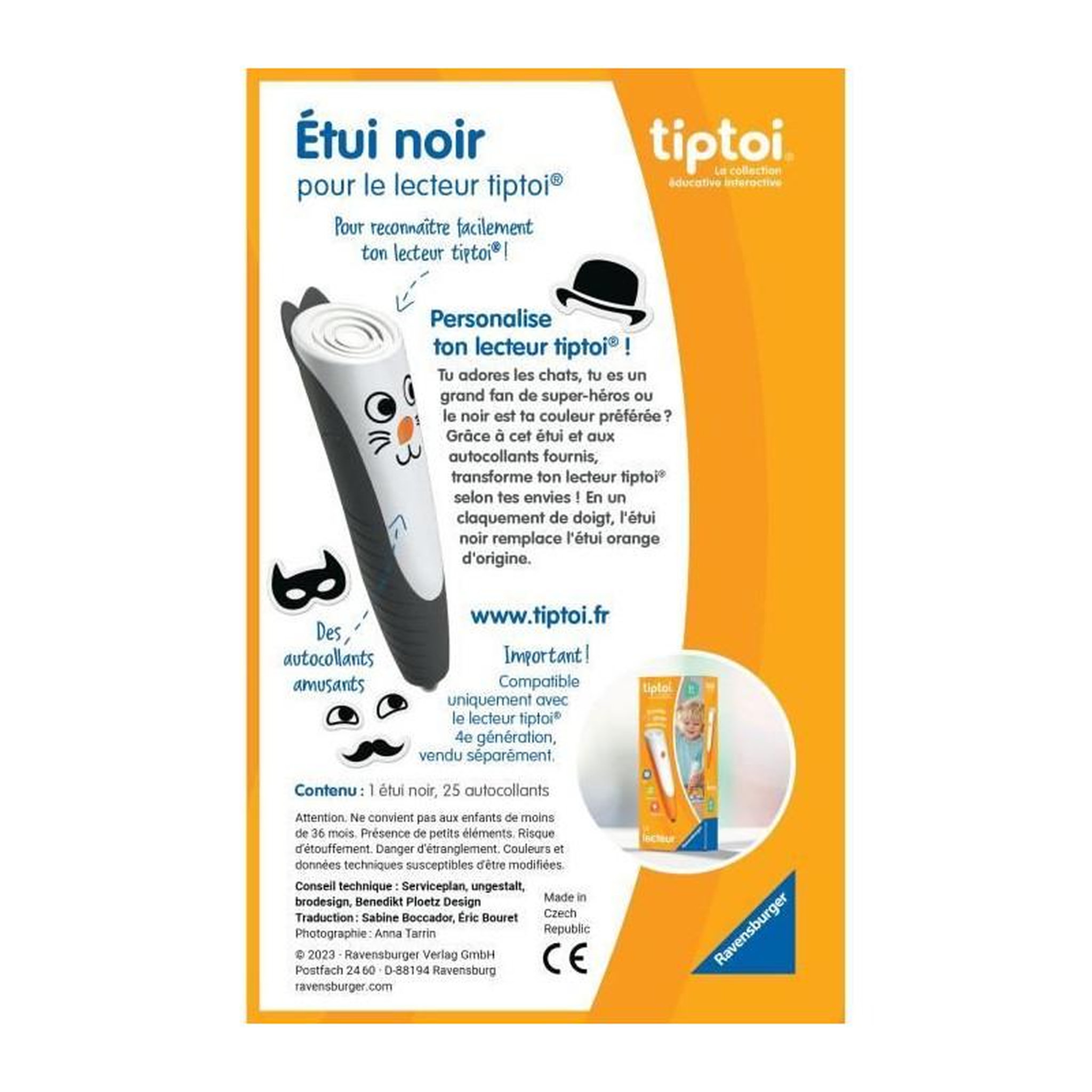 Voir la diapositive 2 : RAVENSBURGER Ravensburger-tiptoi Etui noir-4005556001811-A partir de 3 ans