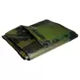 Tecplast Bâche militaire 3,6x5 m 150 gr/m2 Bâche camouflage de sol verte et noire Bâche de protection en polyéthylène