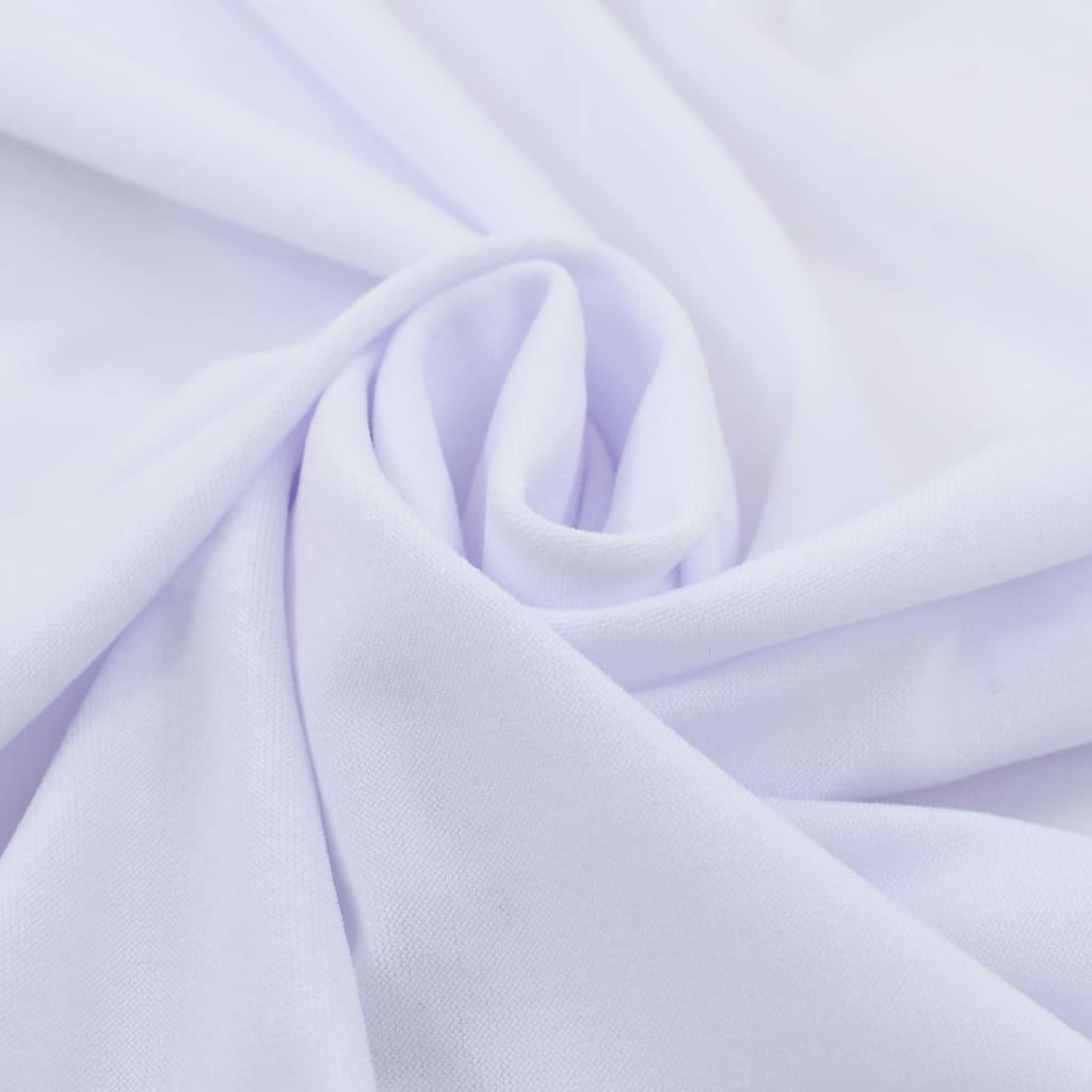 Voir la diapositive 2 : VIDAXL Nappes elastiques de table avec jupon 2 pcs 120x74 cm Blanc
