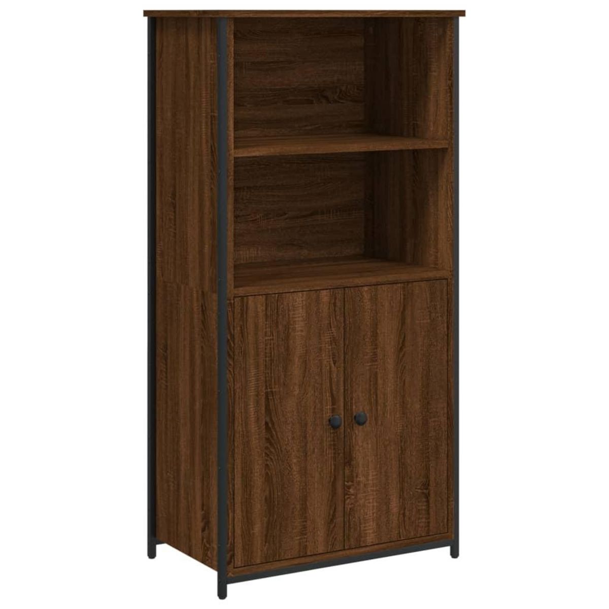 VIDAXL Buffet haut chene marron 62x36x121,5 cm bois d'ingenierie