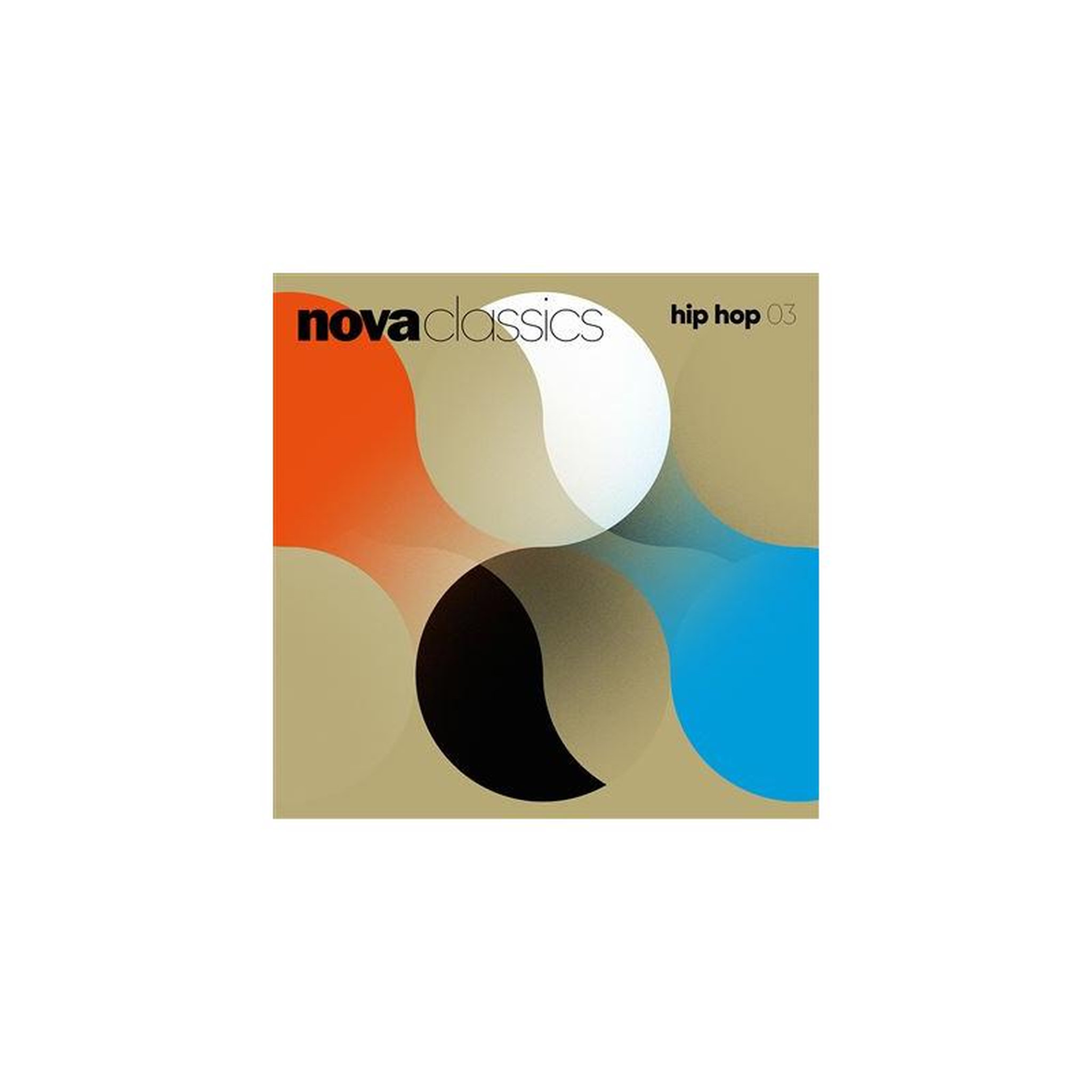 Double vinyle 2lp nova classics hip hop vol. 3 multi-artistes, 15 titres, couverture abstraite