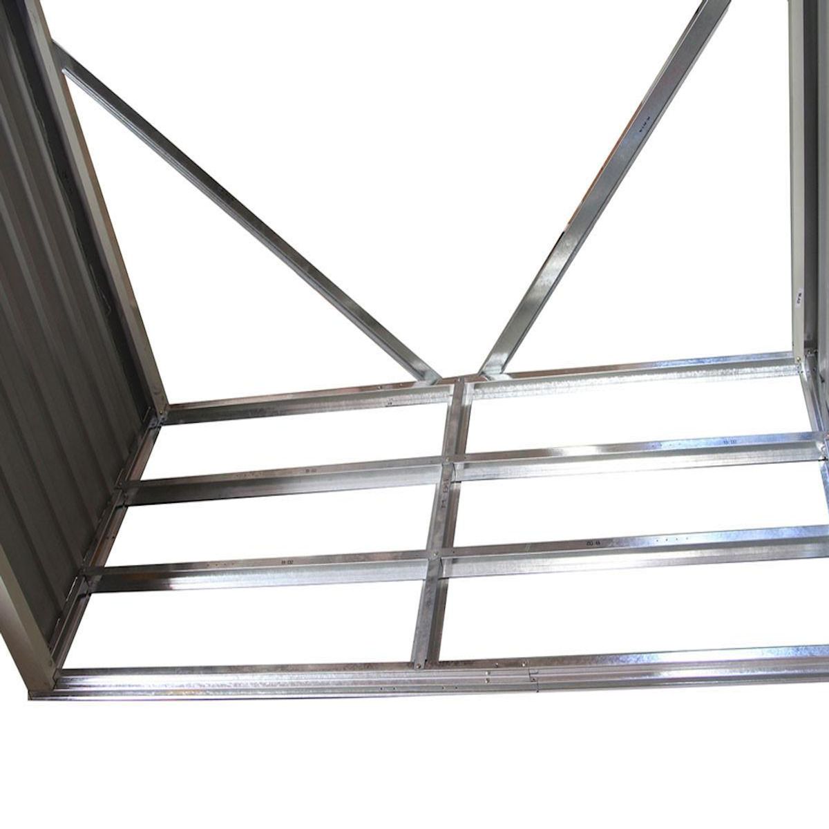 Habitat et Jardin Abri bûches métal  Victor  - 1.68 m²