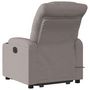 Voir la diapositive 5 : VIDAXL Fauteuil inclinable de massage Taupe Tissu