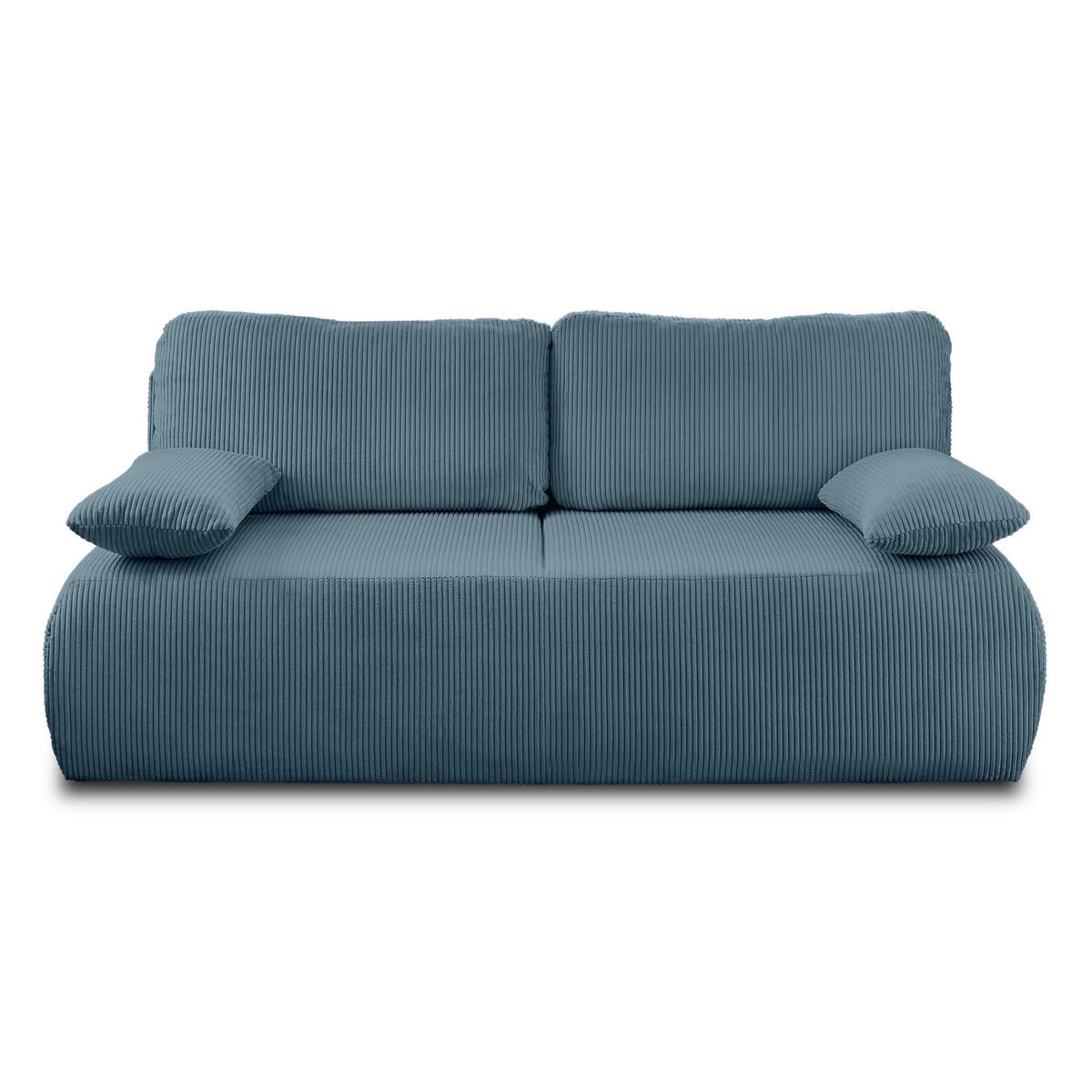 BEST MOBILIER Loutro - canapé 3 places - convertible avec coffre - en velours côtelé