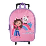 Bagtrotter Sac à dos à roulettes Gabby et La Maison Magique Rose - Bagtrotter