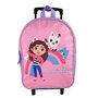 Voir la diapositive 1 : Bagtrotter Sac à dos à roulettes Gabby et La Maison Magique Rose - Bagtrotter