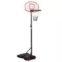 VIDAXL Support de basket-ball Blanc 216-250 cm Polyethylene