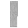 Voir la diapositive 4 : VIDAXL Meuble pour machine a laver Gris beton 70,5x25,5x90 cm