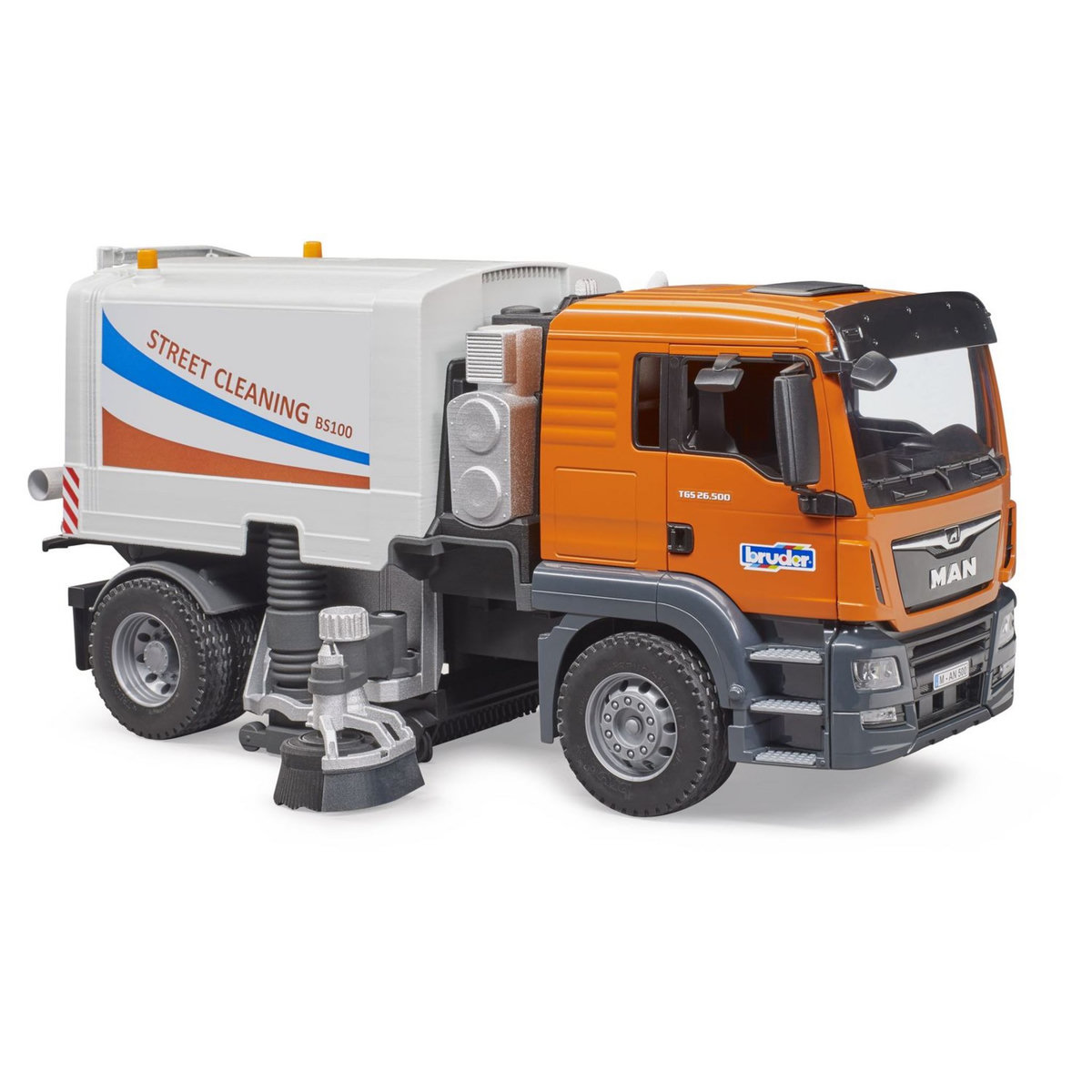 BRUDER Camion de nettoyage des rues MAN TGS 1/16e