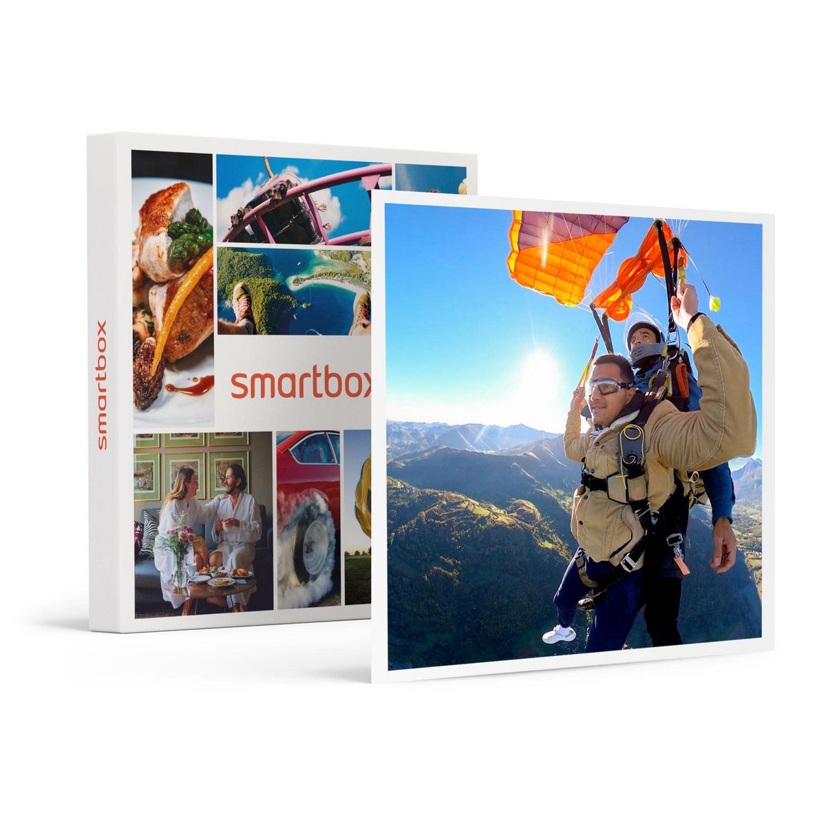 Smartbox Saut en parachute en tandem dans les Pyrénées - Coffret Cadeau Sport & Aventure