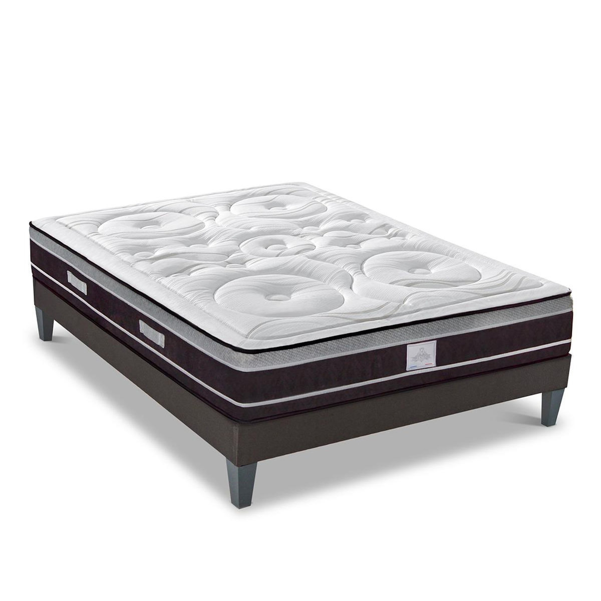 HYPSOM HYPSOM | Ensemble DIVIN | Matelas Ressorts ensachés + Sommier Bois